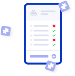 Illustration mockup of a mobile interface